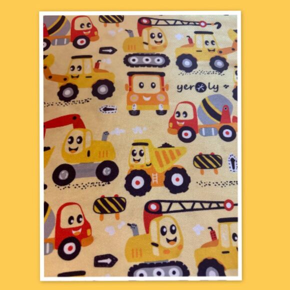 Yeroly Toddler Booster Seat for Dining Table, Washable, Engineering Vehicle - Picture 4 of 4